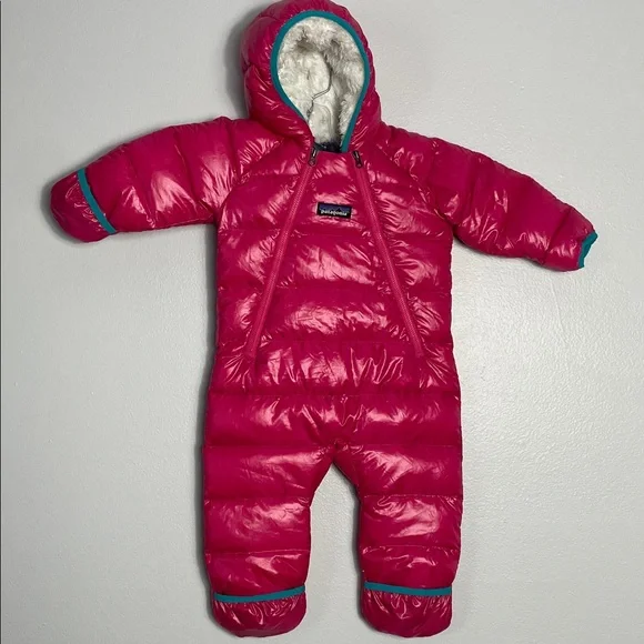 Patagonia Girls Snowsuit Size 3-6 months - Picture 1 of 10